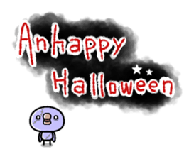 Sticker of a small chick halloween ver. sticker #13222201