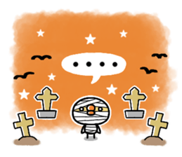 Sticker of a small chick halloween ver. sticker #13222211