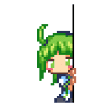 Mintchan Pixelart sticker #13222484