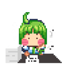 Mintchan Pixelart sticker #13222491