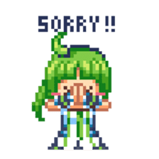 Mintchan Pixelart sticker #13222493