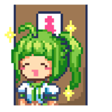 Mintchan Pixelart sticker #13222497