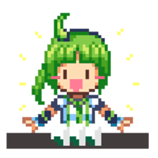 Mintchan Pixelart sticker #13222503