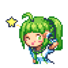 Mintchan Pixelart sticker #13222507