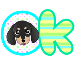 The Dachshund Black and Tan stickers sticker #13222642