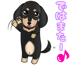 The Dachshund Black and Tan stickers sticker #13222647