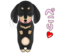 The Dachshund Black and Tan stickers sticker #13222648