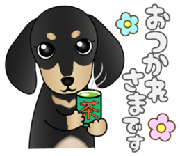 The Dachshund Black and Tan stickers sticker #13222650