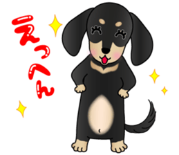 The Dachshund Black and Tan stickers sticker #13222652