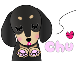 The Dachshund Black and Tan stickers sticker #13222658