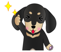 The Dachshund Black and Tan stickers sticker #13222661