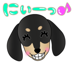 The Dachshund Black and Tan stickers sticker #13222662