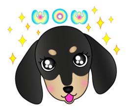 The Dachshund Black and Tan stickers sticker #13222671