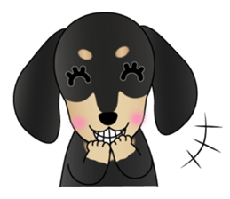 The Dachshund Black and Tan stickers sticker #13222672