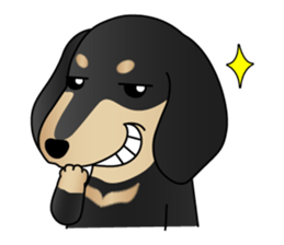 The Dachshund Black and Tan stickers sticker #13222673