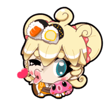 Pink Pink Childhood animated stickers 5 sticker #13222868