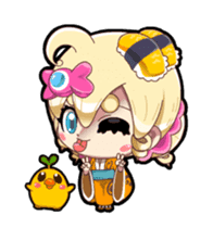 Pink Pink Childhood animated stickers 5 sticker #13222871