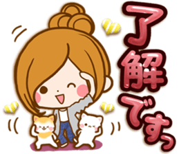 Leisurely a girlfriend Affection charge sticker #13223208