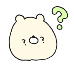 Feelings bear sticker #13223257