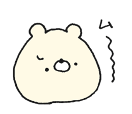 Feelings bear sticker #13223266