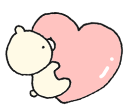 Feelings bear sticker #13223280