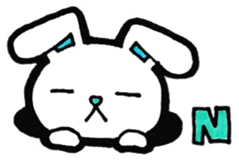 Sticker for the initial N sticker #13223306