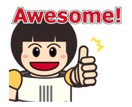 Move! ROBO Trio and friends English sticker #13223376