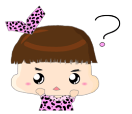 Dumpling face Girl - Ohpoo sticker #13225190