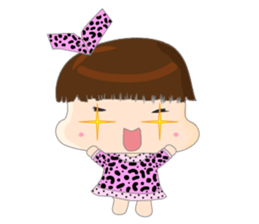 Dumpling face Girl - Ohpoo sticker #13225197