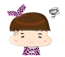 Dumpling face Girl - Ohpoo sticker #13225198