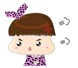 Dumpling face Girl - Ohpoo sticker #13225199