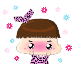 Dumpling face Girl - Ohpoo sticker #13225200