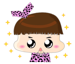 Dumpling face Girl - Ohpoo sticker #13225201