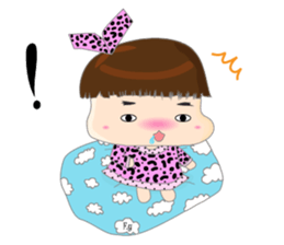 Dumpling face Girl - Ohpoo sticker #13225202