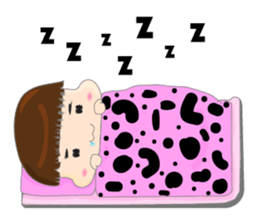 Dumpling face Girl - Ohpoo sticker #13225205