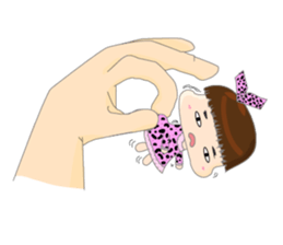 Dumpling face Girl - Ohpoo sticker #13225206