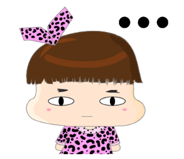 Dumpling face Girl - Ohpoo sticker #13225207