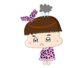 Dumpling face Girl - Ohpoo sticker #13225217