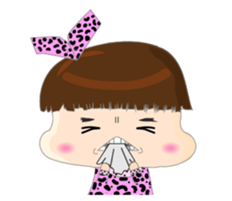 Dumpling face Girl - Ohpoo sticker #13225218