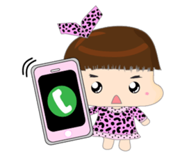 Dumpling face Girl - Ohpoo sticker #13225219