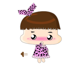 Dumpling face Girl - Ohpoo sticker #13225223