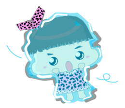 Dumpling face Girl - Ohpoo sticker #13225226
