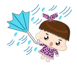 Dumpling face Girl - Ohpoo sticker #13225227