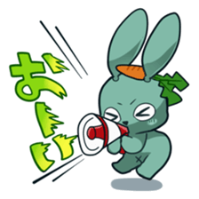 Calm rabbit sticker #13225520