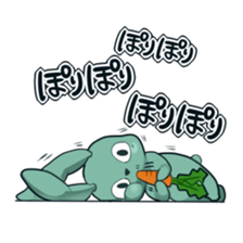 Calm rabbit sticker #13225521