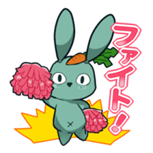 Calm rabbit sticker #13225547