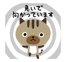 Move! Animation Cat [Go out Cat] sticker #13226165