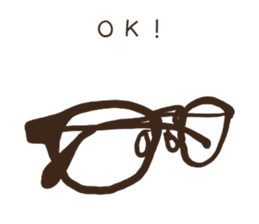 easy to use! glasses sticker sticker #13226462