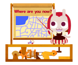 cat and rabbit of automata in love sticker #13227833