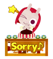 cat and rabbit of automata in love sticker #13227836